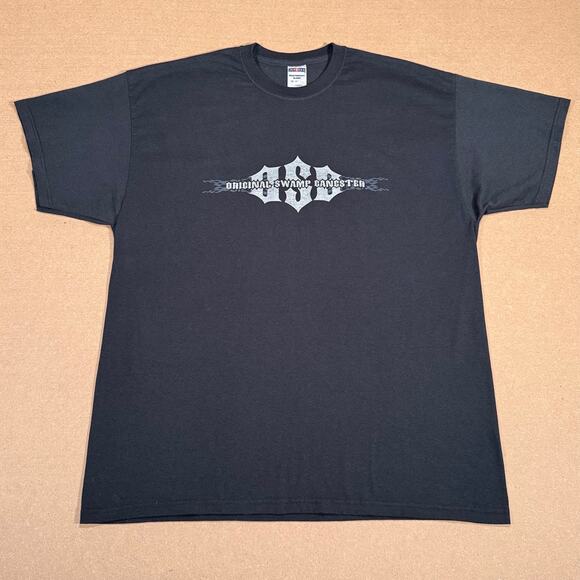 Vintage Wild Bills Airboat Tours Shirt OSG Swamp Gangster Florida Jerzees 2XL - Picture 2 of 6